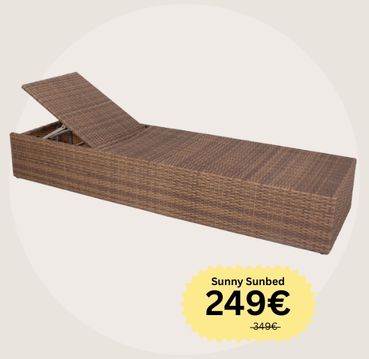 Sunny Sunbed DUSTY – 2 Line